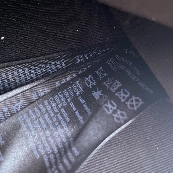 All saint’s | Gold glitz wallet clutch combo - leather - Picture 9 of 9